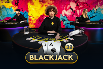 Live - Blackjack 32 - Azure